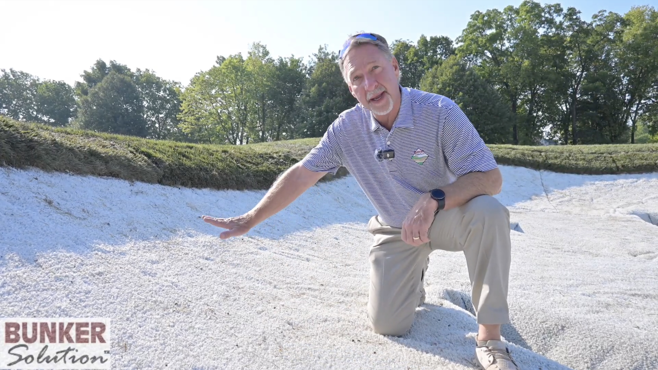 Morris Johnson in bunker